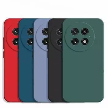 Чехол для OnePlus 13 Чехол для OnePlus 13 5G Funda Soft TPU противоударный жидкий силиконовый защитный чехол для телефона Чехол для OnePlus 13 For OnePlus 13 чёрный