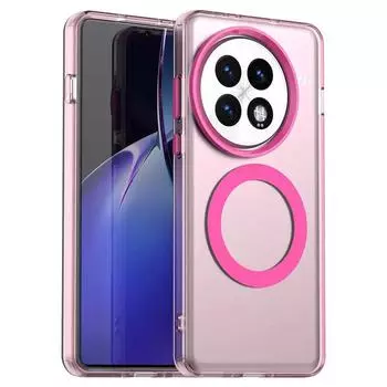 Чехол для OnePlus 13 Magnetic для Magsafe Back Case для One Plus 13 5G 1+13 Candy Color Полупрозрачный ПК + ТПУ Ударопрочный защитный бампер OnePlus 13 чёрный