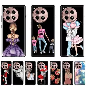 Чехол для OnePlus Ace 3 Черный силиконовый мягкий задний чехол на Ace3 противоударный Полная защита Ультратонкий 6,78 дюйма белый