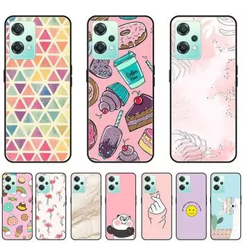 Чехол для OnePlus Nord CE 2 Lite 5G, яркий окрашенный узор, мягкий материал ТПУ, амортизирующий бампер, чехол с защитой от царапин для 1+Nord CE2 Lite 5G белый