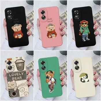 Чехол для OPPO A15 A15S A17 A9 2020 A52 A58 A1 A1Pro 5G, роскошный матовый защитный чехол для камеры, противоударный, жидкий, мягкий силиконовый чехол для OPPO A33 A16S Fundas OPPO A1 2018