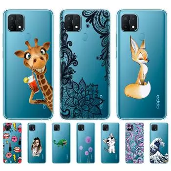 Чехол для OPPO A15, чехол для OPPO A15S, силиконовый мягкий чехол из ТПУ для телефона OPPOA15 CPH2185 A 15 S CPH2179, бампер 6,52 дюйма, Fundas Shell For OPPO A15