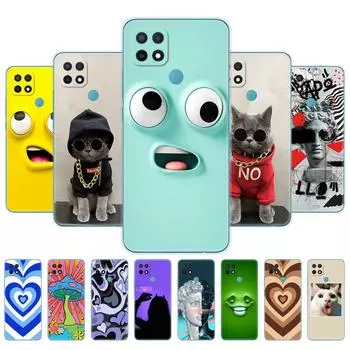 Чехол для OPPO A15, задняя крышка для телефона OPPO A15S, бампер 6,52 дюйма для OPPOA15 CPH2185 A 15 S CPH2179; Fundas Silicon Soft TPU Shell OPPO A15