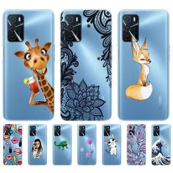 Чехол для OPPO A16, мягкий чехол для OPPO A16S, задняя крышка для телефона OPPOA16, OPPOA16S, бампер OPPO A 16 S 16S, силиконовый чехол 6,52 дюйма For OPPO A16