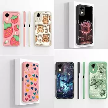 Чехол для OPPO A17 A17K A16 A16K A16S A16E A15 A15S A12 A12S A12E A11 A11K A11X Чехлы Милый Щенок Мультфильм Мягкая Силиконовая Защита Для Чехлов Huawei OPPO A17K