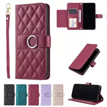 Чехол для OPPO A1 A2 A3 Pro A3X A18 A38 A40 A60 A77 A77S A80 A93 A93S K12X 4G 5G роскошный флип-чехол-кошелек из искусственной кожи с отделениями для карт и подставкой OPPO A1 5G фиолетовый