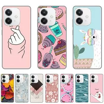 Чехол для Oppo A3X 6,67 дюйма, черный силиконовый роскошный мягкий чехол из ТПУ для OppoA3X 5G CPH2681, полная защита, бампер белый