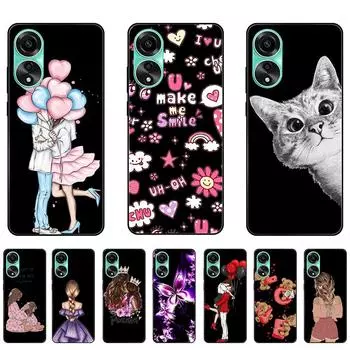 Чехол для Oppo A78 CPH2483, роскошный противоскользящий мягкий силиконовый чехол из ТПУ для OppoA78, ультратонкий противоударный чехол 6,56 дюйма, полная защита oppo A78-Style 1