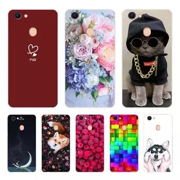 Чехол для OPPO F5, чехол для OPPO F7, милый мягкий чехол с принтом единорога и бабочки для OPPO F5 F7 F9 F9Pro F 7 F 5 OPPOF5 Funda OPPO F9