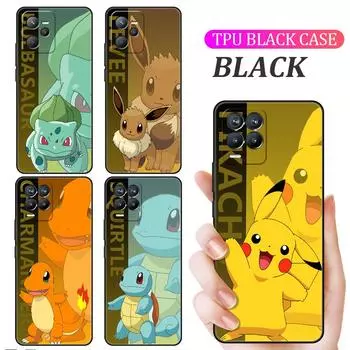 Чехол для Oppo Realme 8 C21Y 8i GT Neo 2 3 C21 7 9 Pro 6 C35 C20 Master C15 C12 C11, силиконовый чехол для телефона в стиле ретро, аниме, чехол с изображением покемонов Realme GT Neo 3
