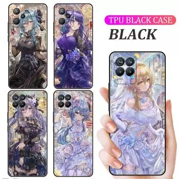 Чехол для Oppo Realme 8 C21Y 8i GT Neo 2 3 C21 7 9 Pro 6 C35 C20 Master C15 C12 C11, силиконовый чехол для телефона Genshin Impact Girl Capa Realme GT Neo 3