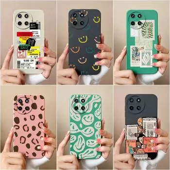 Чехол для OPPO Realme Narzo 20 30 50 Pro U1 V15 V20 V25 V30, модные этикетки, жидкий мягкий силиконовый защитный матовый мобильный чехол для бампера Realme Realme Narzo