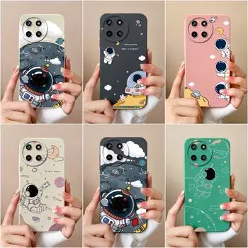 Чехол для OPPO Realme Narzo 50 Pro 30A 20A V20 V25 V30 X2 X7 XT Q5 Pro Astronaut Liquid, мягкий силиконовый противоударный защитный матовый чехол для бампера Realme Realme Narzo