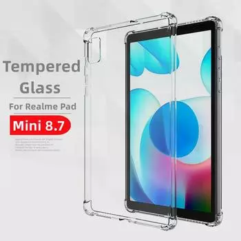 Чехол для OPPO Realme Pad Mini 8,7 дюйма; 2022 Силиконовый мягкий чехол для подушки безопасности, прозрачный защитный чехол для Realme Pad Mini 8,7 RMP2105
