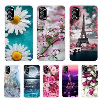 Чехол для Oppo Reno4 Pro Reno 4, мягкий силиконовый чехол с милой росписью для Oppo Reno4 5G Reno 4 Pro 5G CPH2089, чехлы для телефонов Fundas Coque Oppo Reno4