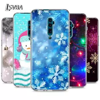 Чехол для OPPO Reno 4 3 Pro 10X Zoom 2 ZF ACE X2 Pro 5G Coque, новогодние подарки, Рождественский чехол для OPPO A5 A9 2020, чехол для телефона Reno (4G)