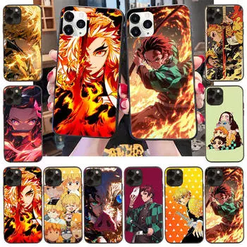 Чехол для OPPO Reno 8 6 5 Pro Find X3 A17 A3 A31 A38 A40 A53 A54 A55 A74 A76 A78 A77 A80 A94 A95 A96 Lite, черный чехол для дивана WI88 Demon Slayer OPPO A53S кожа буйвола