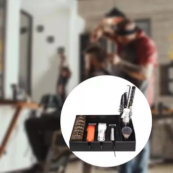 Чехол для парикмахерских машинок для стрижки, держатель триммера, противоскользящий, универсальная расческа и подставка, для грумеров