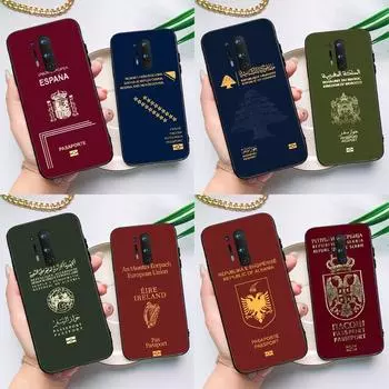 Чехол для паспорта Алжир Россия Сербия Испания для OnePlus 11 10 9 Pro 8T 9RT 10T Ace OnePlus Nord N10 N100 N20 2T CE 2 Lite Cover OnePlus 10R