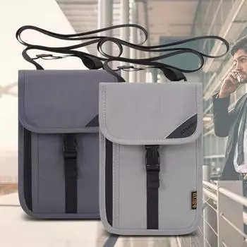 Чехол для паспорта, нейлон широкого применения, устойчивый к разрыву темно-синий