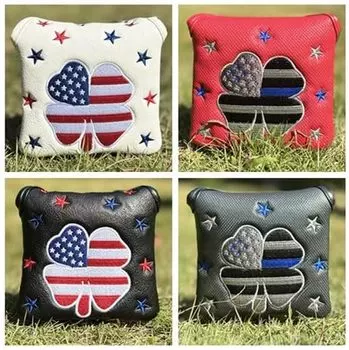 Чехол для паттера, чехол для молотков с магнитом, совместимый с TaylorMade Spider Cameron Odyssey Clover USA Star, 1 шт. (Серый) серый