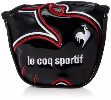 Чехол для паттера Coq Golf, магнитный, совместимый с нестандартными головками QQBTJG51 BK00, свободный размер [Le Sportif] для мужчин (черный)