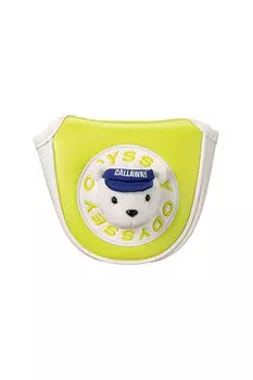 Чехол для паттера ODYSSEY BEAR MALLET WHT FW 23 белый для женщин (Тип молотка)