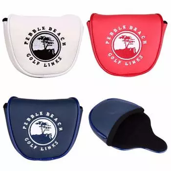 Чехол для паттера Odyssey, совместимый с 2 мячами для молотков магнитного типа, цвет темно-синий, белый, красный (красный)