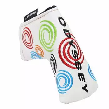 Чехол для паттера ODYSSEY TOUR SUPER SWIRL WHITE Limited Blade 5518309 из натуральной кожи белый
