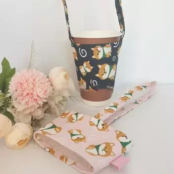 Чехол для переноски, 1 шт., устойчивый к ожогам, сумка для кофейной чашки, чехол для бутылки с водой, чехол для переноски кружки, чехол для спорта, кемпинга, теплоизоляция красный