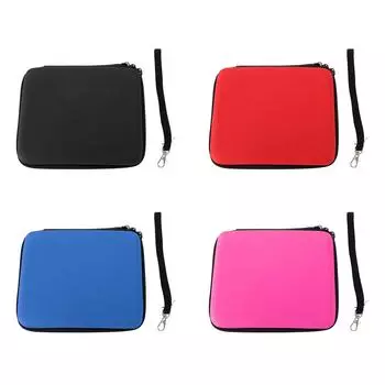 Чехол для переноски 2DS с 8 держателями игровых карт. Защитный твердый чехол для переноски. Red