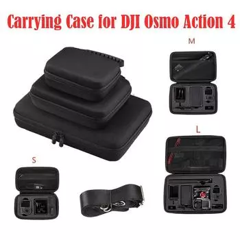 Чехол для переноски DJI Action 4 5 Pro Camera Bag Hard Shell с плечевым ремнем EVA Плечевая сумка DJI Action 4 Аксессуары для хранения Чехол