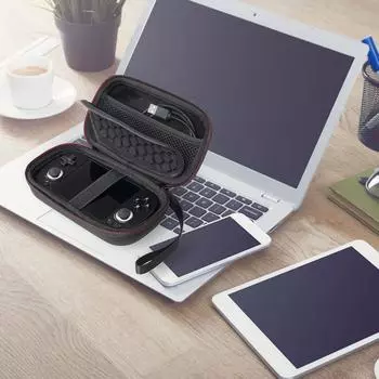 Чехол для переноски EVA Hard, защитный чехол для путешествий с защитой от царапин и сетчатой сумкой, защитная сумка для игровой консоли RG40XX H