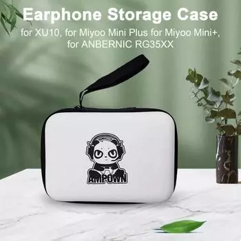 Чехол для переноски игровой консоли XU10 Miyoo Mini Plus Miyoo Mini+ ANBERNIC RG35XX Противоударный жесткий корпус из ЭВА Портативная защитная сумка-коробка