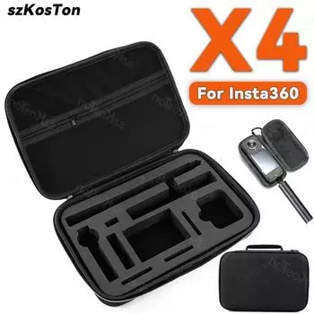 Чехол для переноски Insta360 X4, сумка для хранения, защитный чехол, дорожный чехол, портативная коробка, аксессуары для спортивной камеры Universal