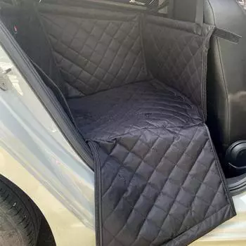 Чехол для переноски кошек и щенков, сумка для домашних животных, подушка для переноски собак, автомобильное сиденье, складной гамак для путешествий в машине, водонепроницаемая корзина для собак, переноски для домашних животных One Size чёрный