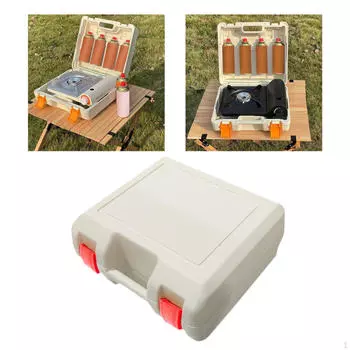 Чехол для переноски походной плиты, вмещает 1 плиту, 4 газовых баллона, переносной с ручкой для кассетного похода