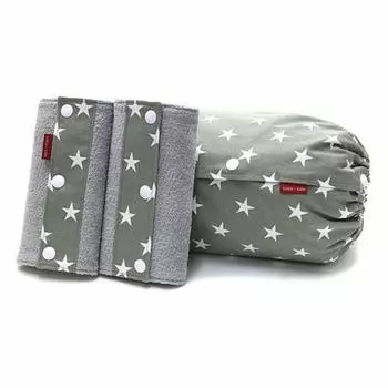 Чехол для переноски ребенка Lukako L, комплект ErgoAdapt Omni, совместимый с чехлом для переноски ребенка, сделано в Японии, гарантия 2 года, комплект со звездным узором, цвет хаки, серый (L