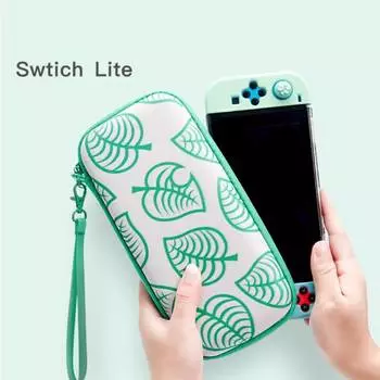 Чехол для переноски Switch Бирюзовая твердая сумка для консоли Switch Lite и аксессуаров с 8 игровыми картриджами