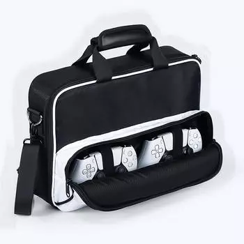 Чехол для переноски, водонепроницаемый защитный чехол, противоударный чехол для хранения с плечевым ремнем для PS5 Slim для консоли Playstation 5 Slim