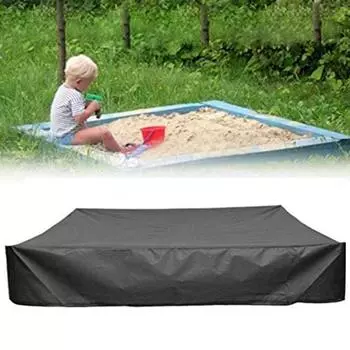 Чехол для песочницы Sand Pit Pit Square Водонепроницаемый чехол из ткани Оксфорд от пыли Защита от пыли с затягивающимся шнурком Чехол для садовой песочницы