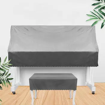 Чехол для пианино и стула, чехол для скамьи, пылезащитный, простой, скандинавский, вертикальный чехол, прочный,