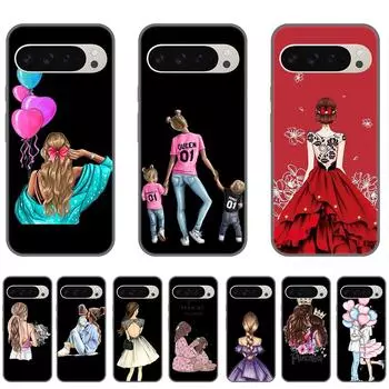 Чехол для Pixel 9 Pixel9 Pro XL Черный Силиконовый Роскошный Задний Чехол для Pixel 9 Pro Полная защита Ударопрочный бампер Ультратонкий Pixel 9 белый