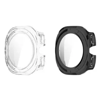 Чехол для ПК-часов Samsung Galaxy Watch Ultra 7 47 мм(Прозрачный белый гладкий)