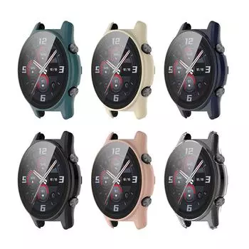 Чехол для ПК из закаленного стекла, защитные пленки для часов GS4, умные часы, защитный чехол, устойчивый к царапинам прозрачный