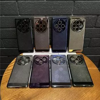 Чехол для ПК с полным покрытием и рассеиванием тепла, пленка для объектива для vivo X100 X100s Pro, защитная задняя крышка X100 чёрный