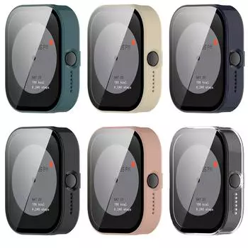 Чехол для ПК Watch, закаленное стекло, экран, протекторы для Watch o(Д395) Смарт-часы защитный чехол устойчив к царапинам синий