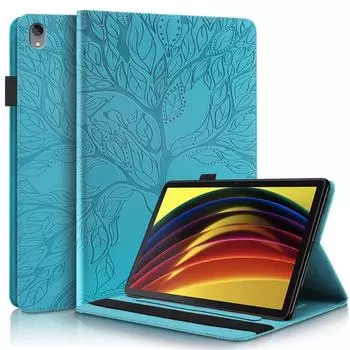 Чехол для планшета 3D чехол в виде дерева для Lenovo Tab P11 Gen 2 2022 11,5 дюймов, чехол-подставка для Funda Xiaoxin Pad Plus 2023, чехол TB350, чехол для планшета P11 2022 (11.5 Inch) чёрный