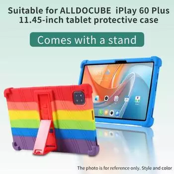 Чехол для планшета Alldocube iPlay 60 Plus 11,45 , защитный чехол с подставкой и 4 противоударными подушками безопасности, мягкий силикон iPlay60 plus чёрный