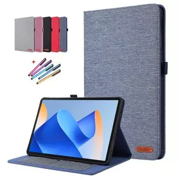 Чехол для планшета, чехол для Huawei MatePad 11 2023, мягкий чехол с ковбойской подставкой, флип-планшет, чехол для Huawei Mate Pad MatePad 11 2023, чехол + ручка for Matepad 11 2023 разноцветный